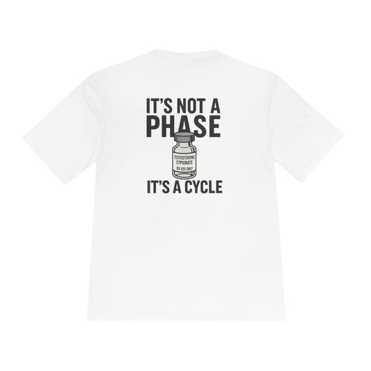 “It’s Not a Phase, It’s a Cycle” Vial Tee – Anabolic Supply Co.
