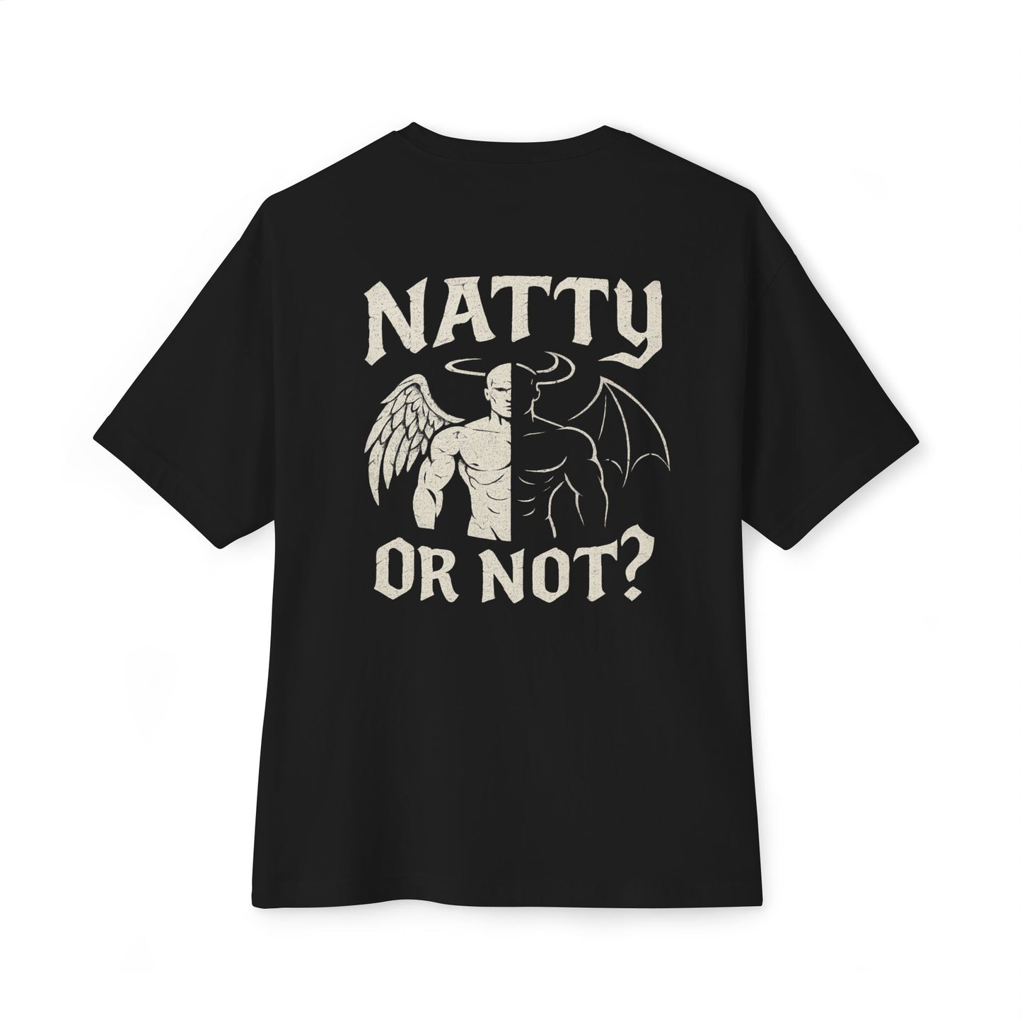 “Natty or Not?” Oversized Boxy Tee – Anabolic Supply Co.